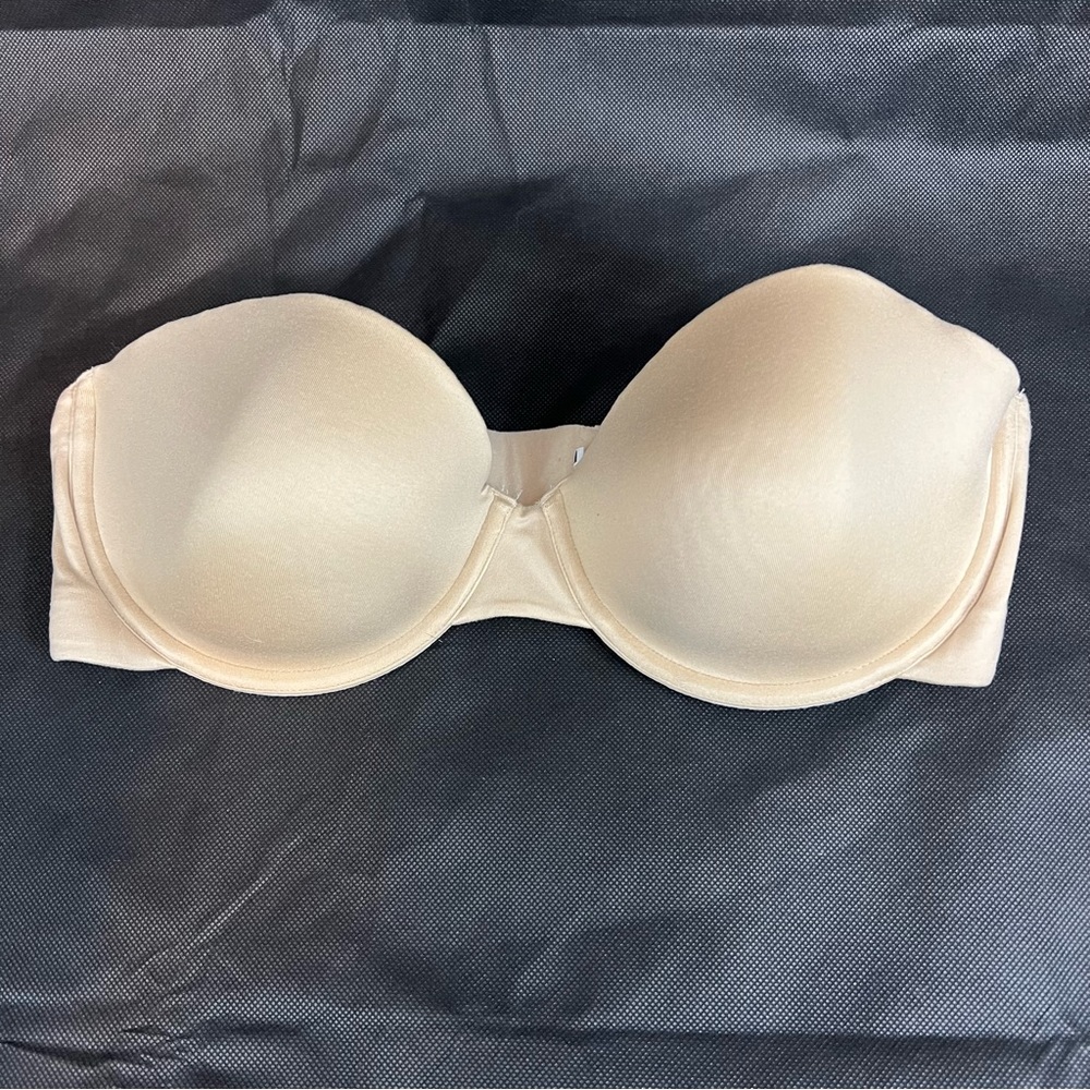 Maidenform Comfort Devotion Women’s Bra Strapless Underwire Beige 36C